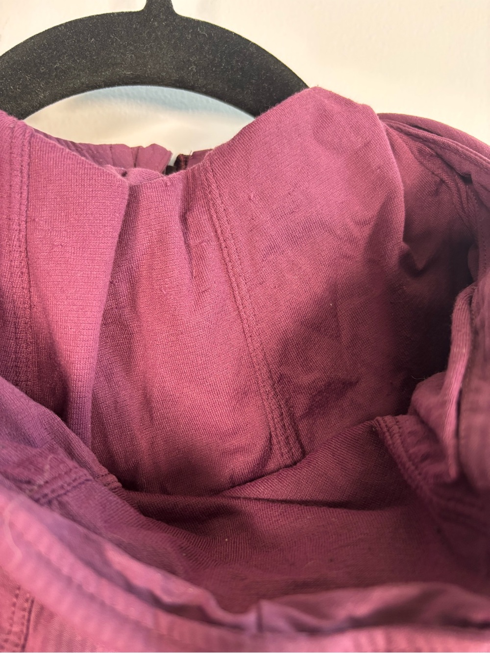 lululemon athletica In Flux Reversible Plum Full-Zip Hooded Bomber Jacket Size 6 - Picture 6 of 6